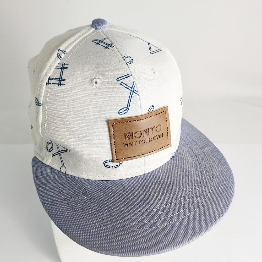 Monto Wait Tour Own Golf Print Baseball Hat Ball Cap Streetwear Sporty Summer